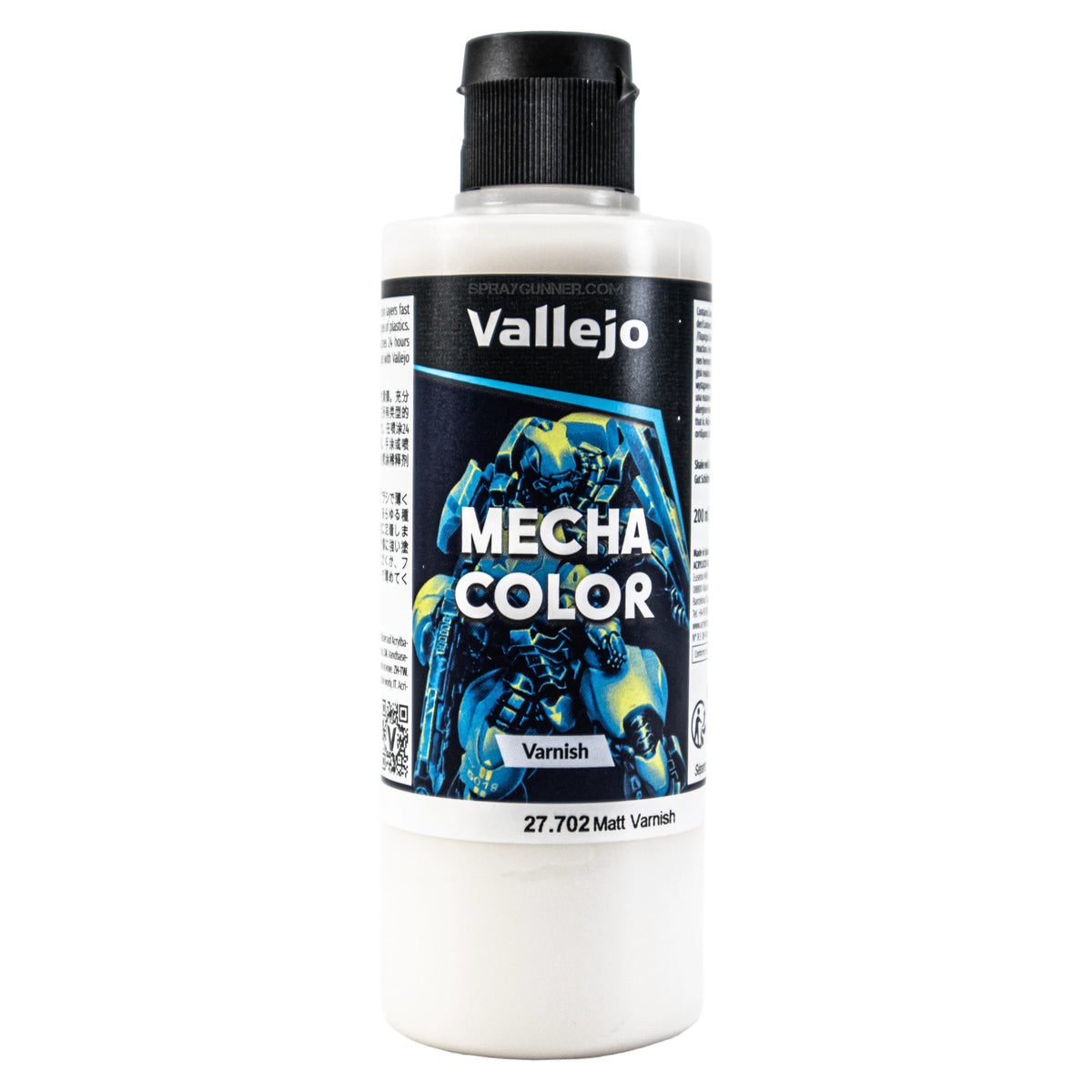 Vallejo Mecha Color: Mecha Matt Varnish (200ml)