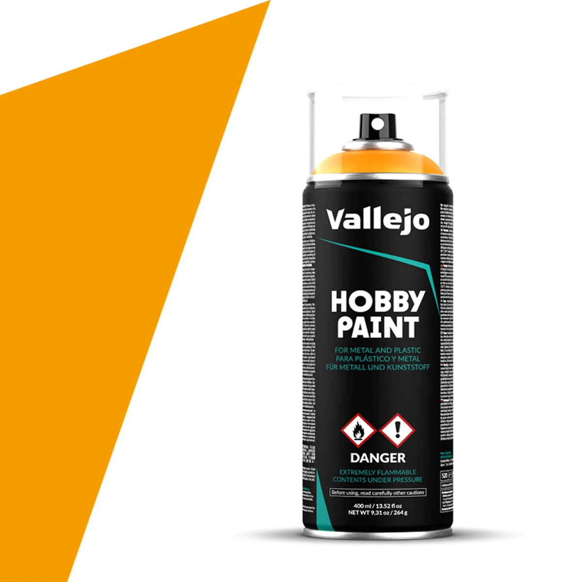 Vallejo Fantasy Color Primer: Sun Yellow (400ml)