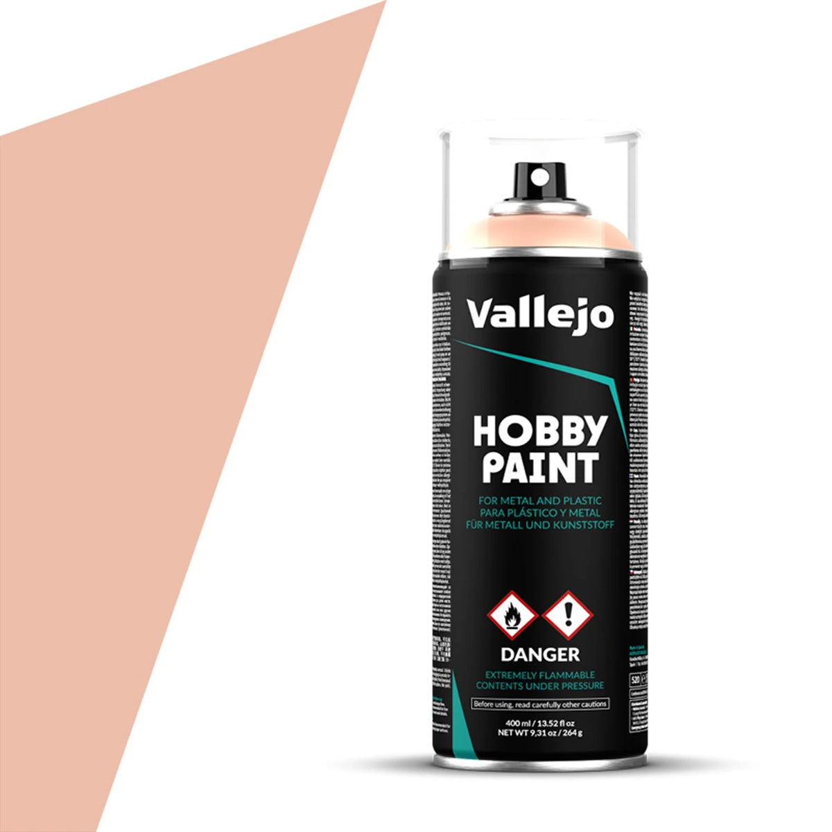 Vallejo Fantasy Color Primer: Pale Flesh (400ml)
