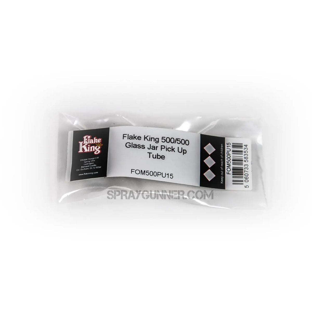 Flake King: 500/500 Glass Jar Pick Up Tube