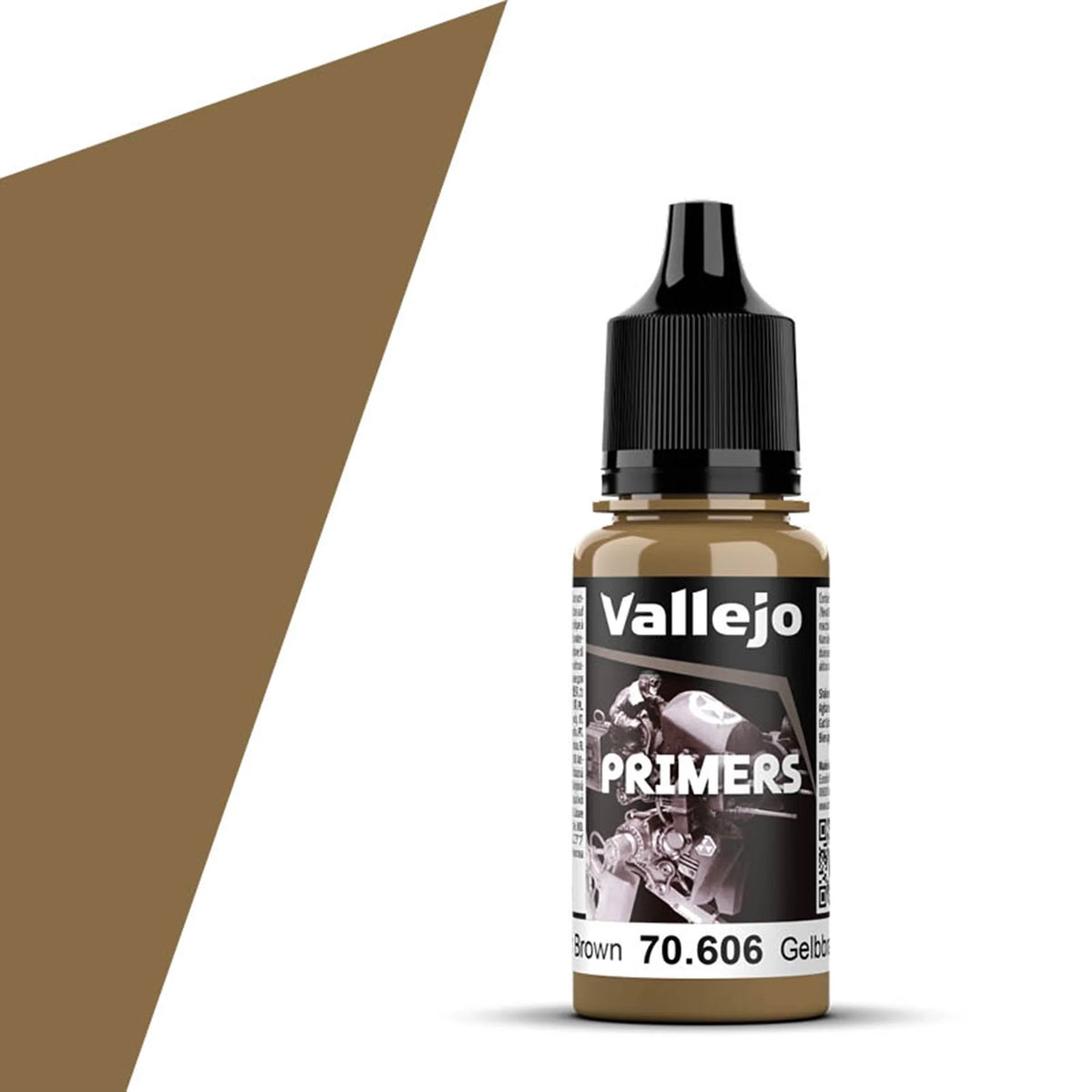 Vallejo Primer: German Green Brown RAL8000 (18ml)