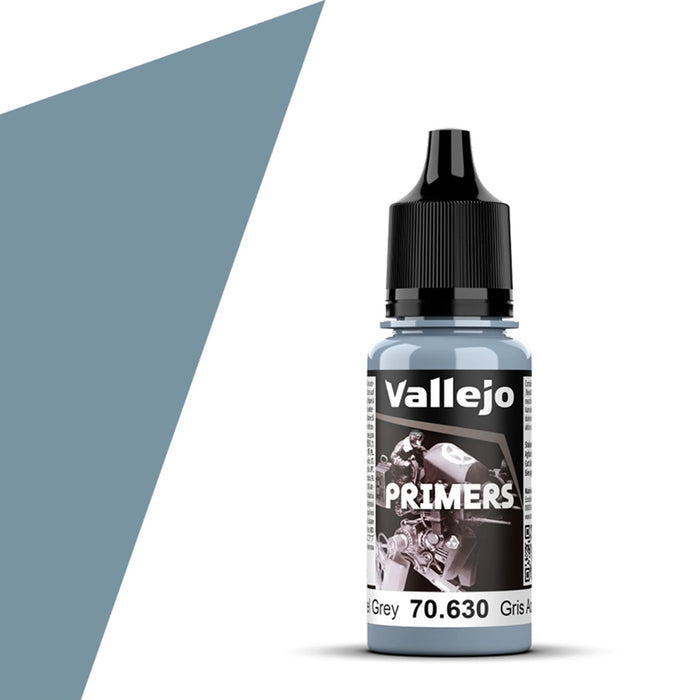 Vallejo Game Air Primer: Steel Grey (18ml)