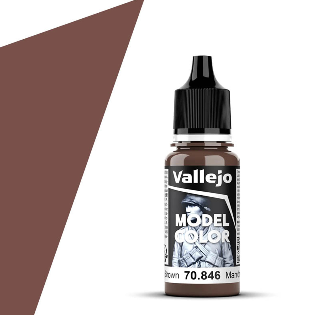 Vallejo Model Color: Mahogany Brown (18ml)