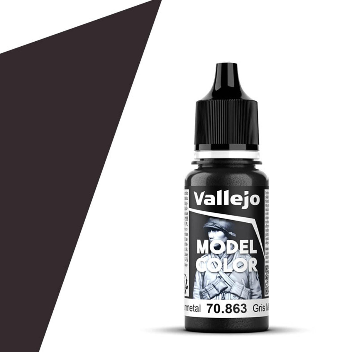 Vallejo Model Color: Gunmetal (18ml)