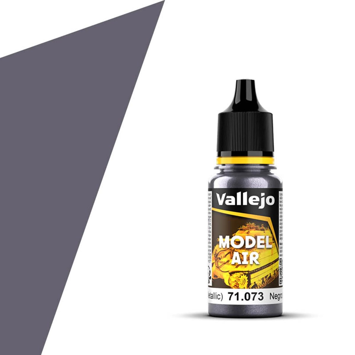 Vallejo Model Air: Black (Metallic) (18ml)