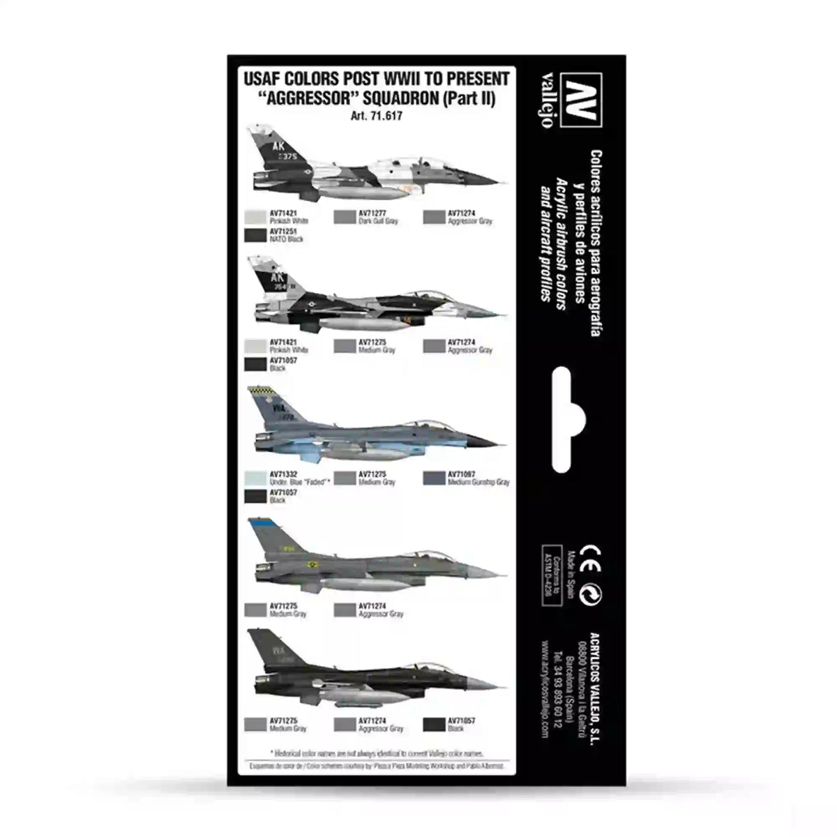 Vallejo 71.617 USAF Aggressor Set Part II