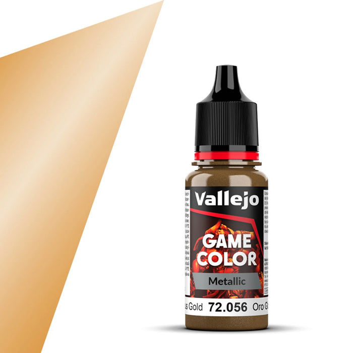 Vallejo Game Color Metal: Glorious Gold (18ml)