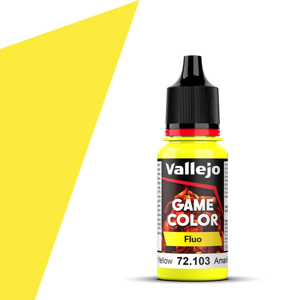 Vallejo Game Color: Fluorescent Yellow (18ml)