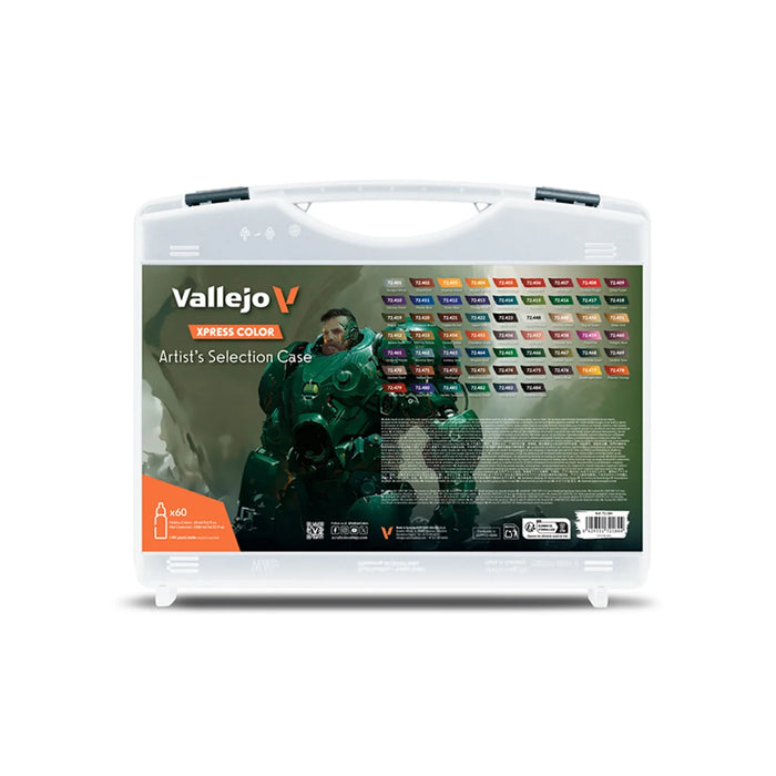 Vallejo Game Color Artist’s Selection Case (60 Xpress paints + Guide)