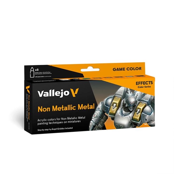 Vallejo Game Color Non Metallic Metal Paint Set by Ángel Giráldez