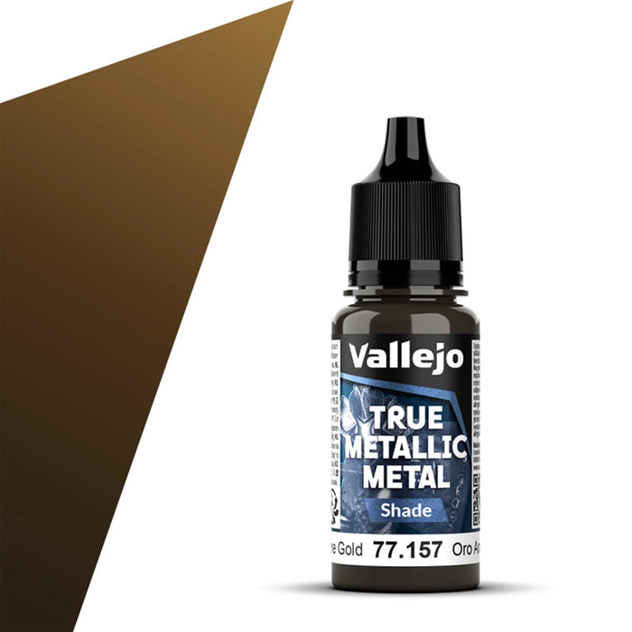 Vallejo True Metallic Metal Shade: Arcane Gold (18ml)
