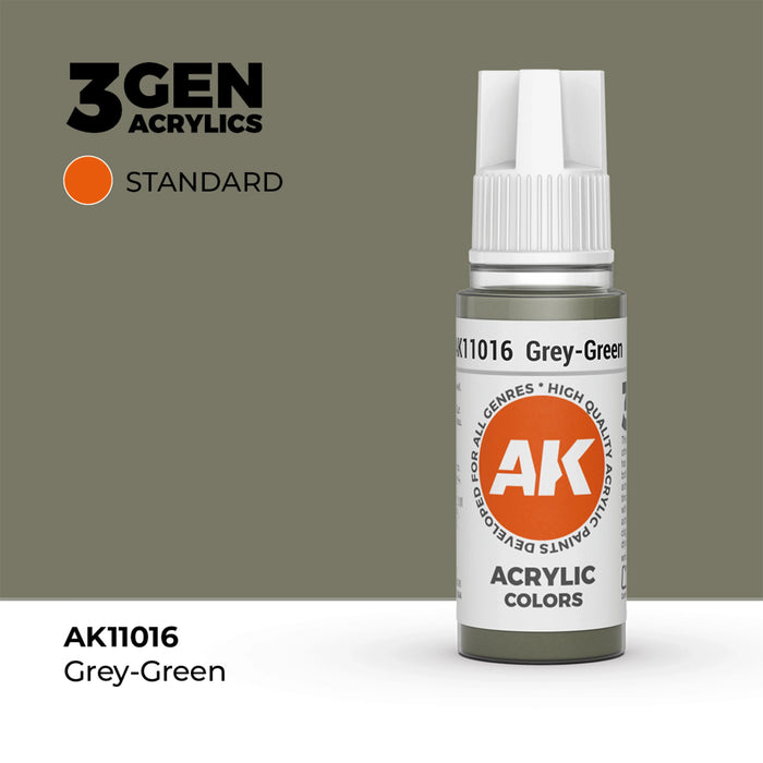 AK Interactive Standard Colors - Grey-Green (17ml)