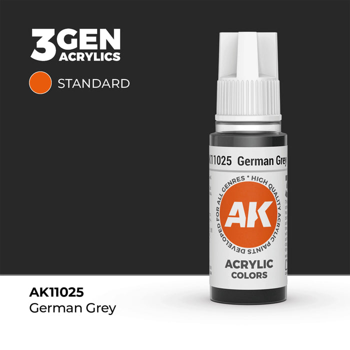 AK Interactive Standard Colors - German Grey (17ml)