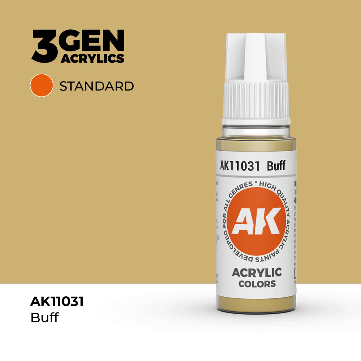 AK Interactive Standard Colors - Buff (17ml)