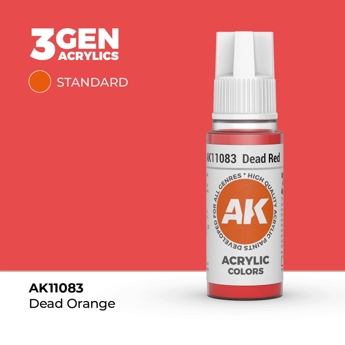 AK Interactive Standard Colors - Dead Red (17ml)