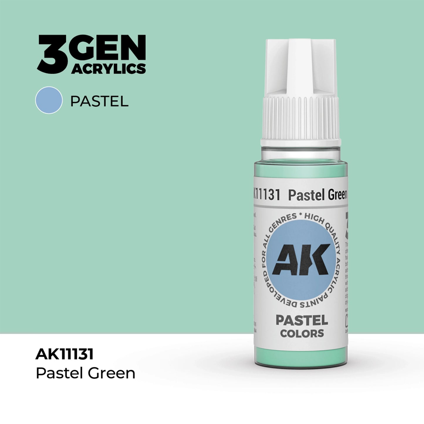 AK Interactive Pastel Colors - Pastel Green (17ml)
