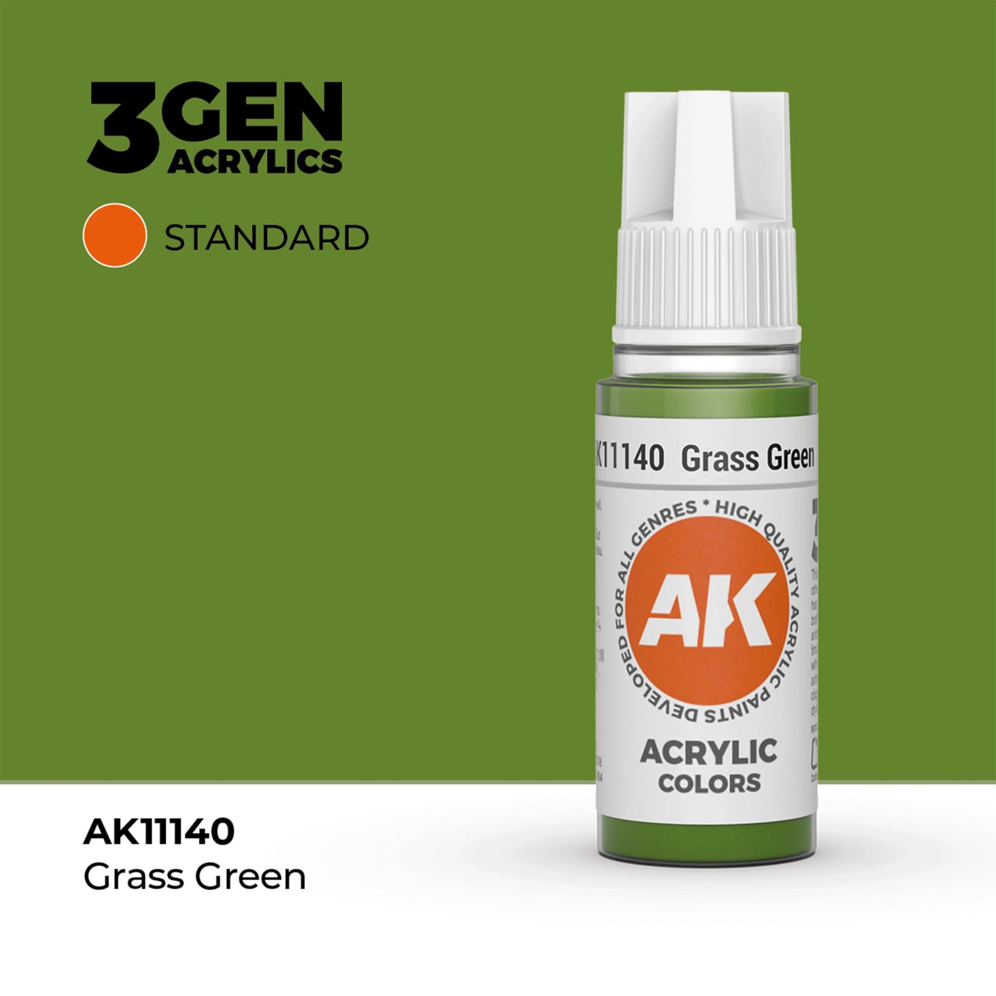 AK Interactive Standard Colors - Grass Green (17ml)