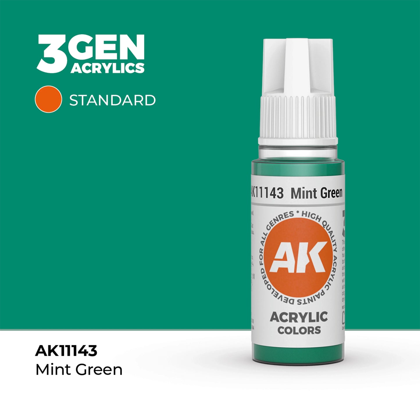 AK Interactive Standard Colors - Mint Green (17ml)