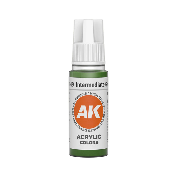 AK Interactive Standard Colors - Intermediate Green (17ml)