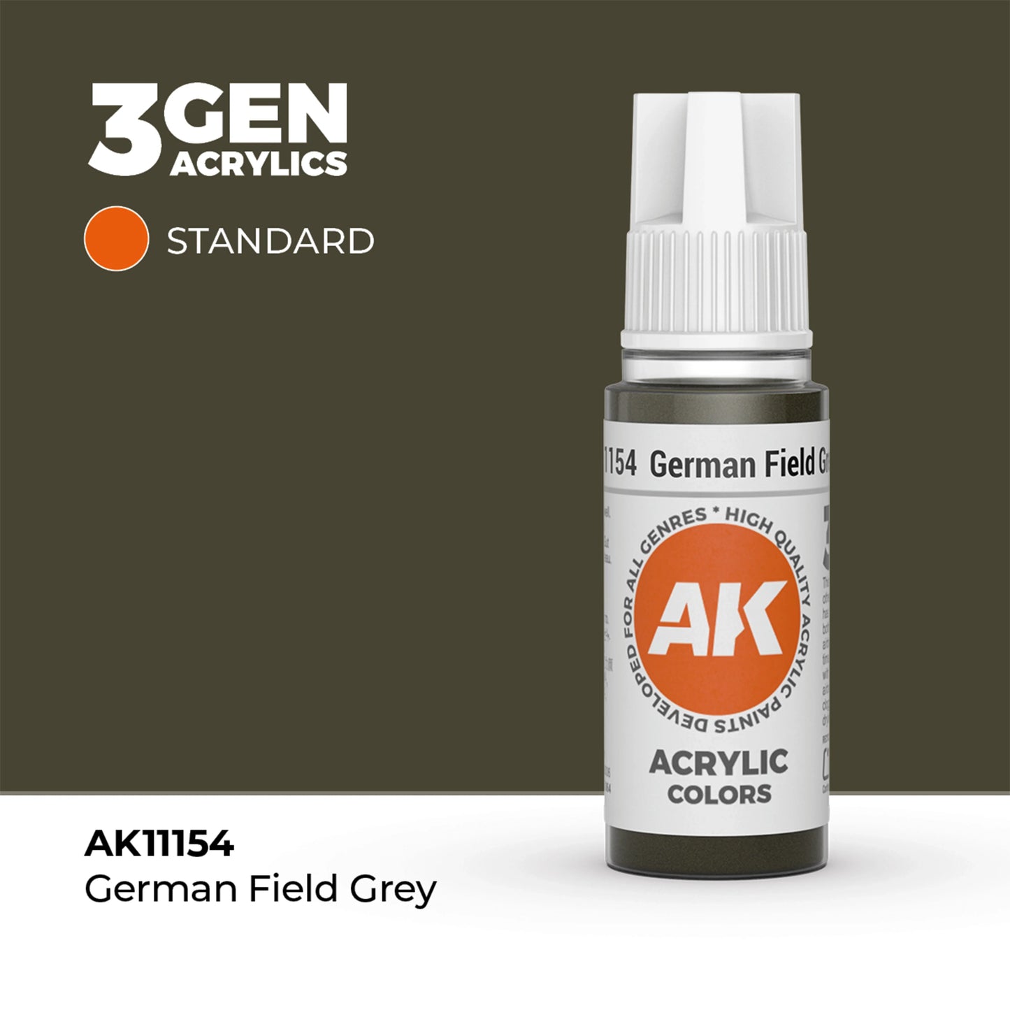 AK Interactive Standard Colors - German Field Grey (17ml)
