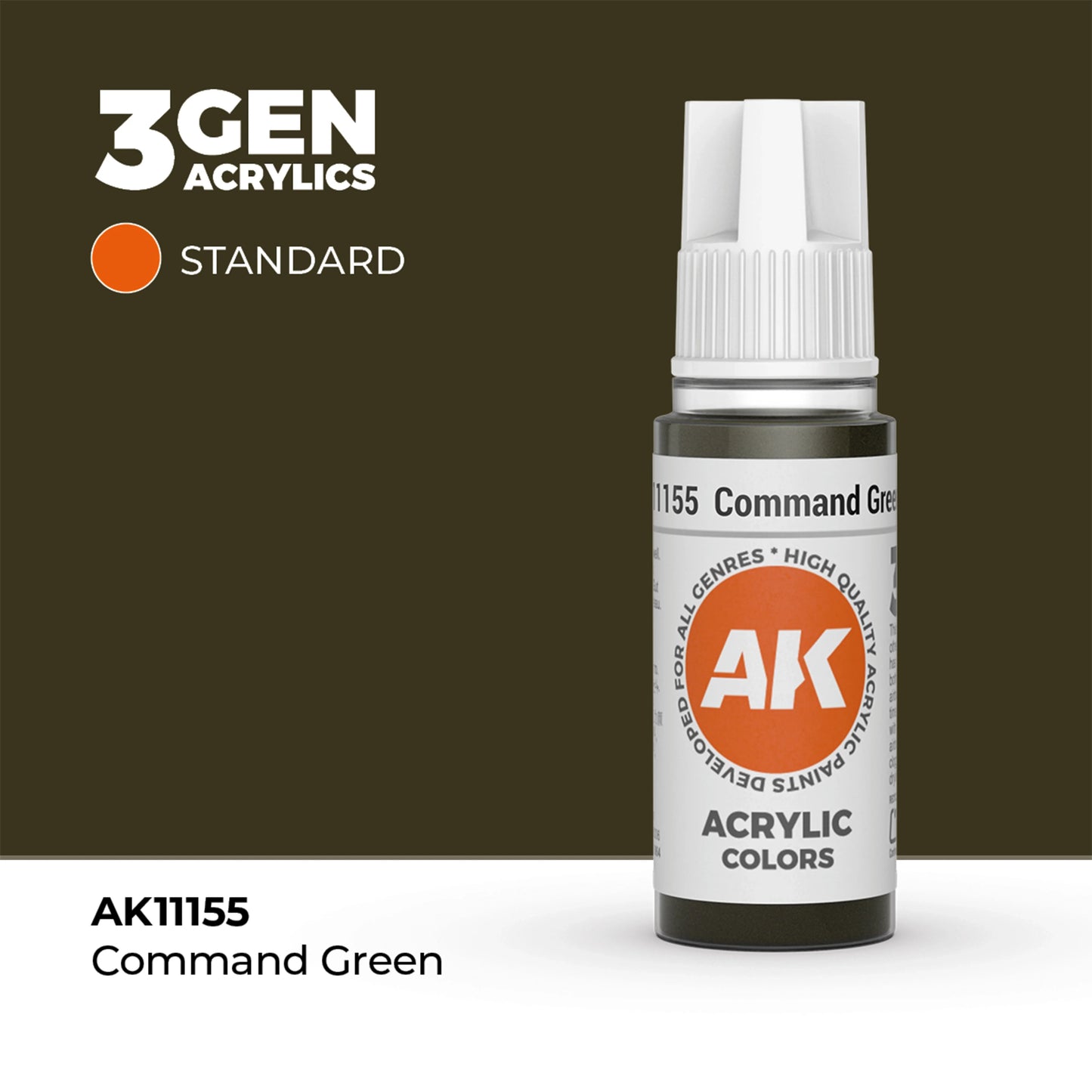 AK Interactive Standard Colors - Command Green (17ml)