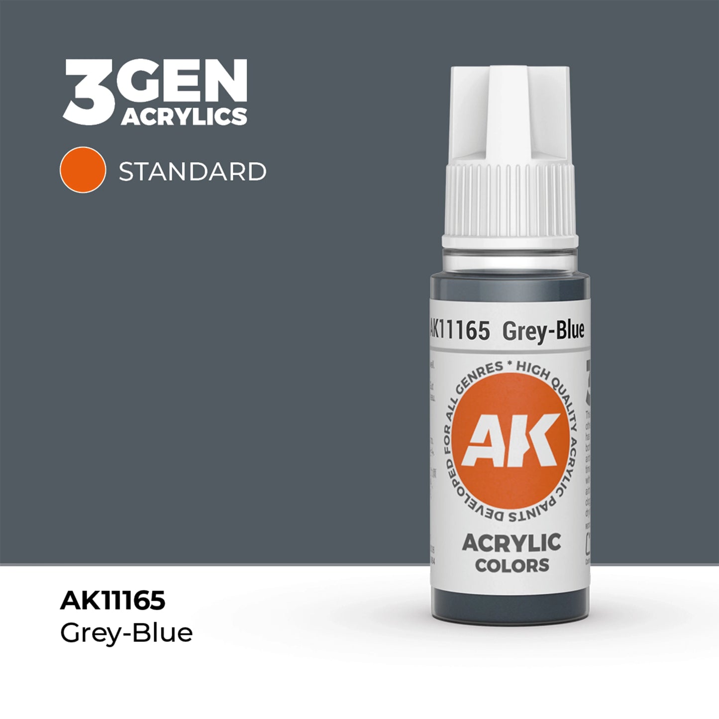 AK Interactive Standard Colors - Grey-Blue (17ml)