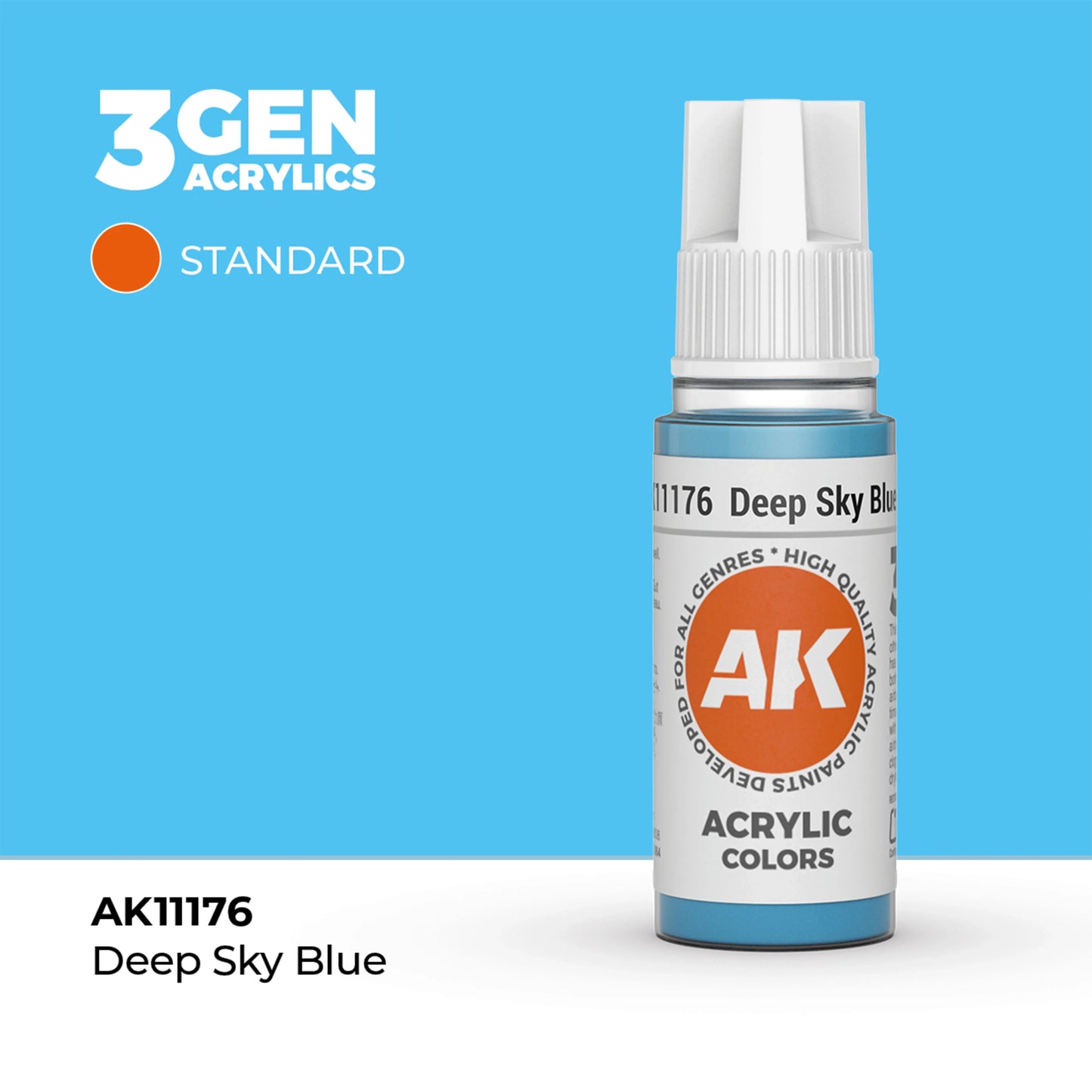 AK Interactive Standard Colors - Deep Sky Blue (17ml)