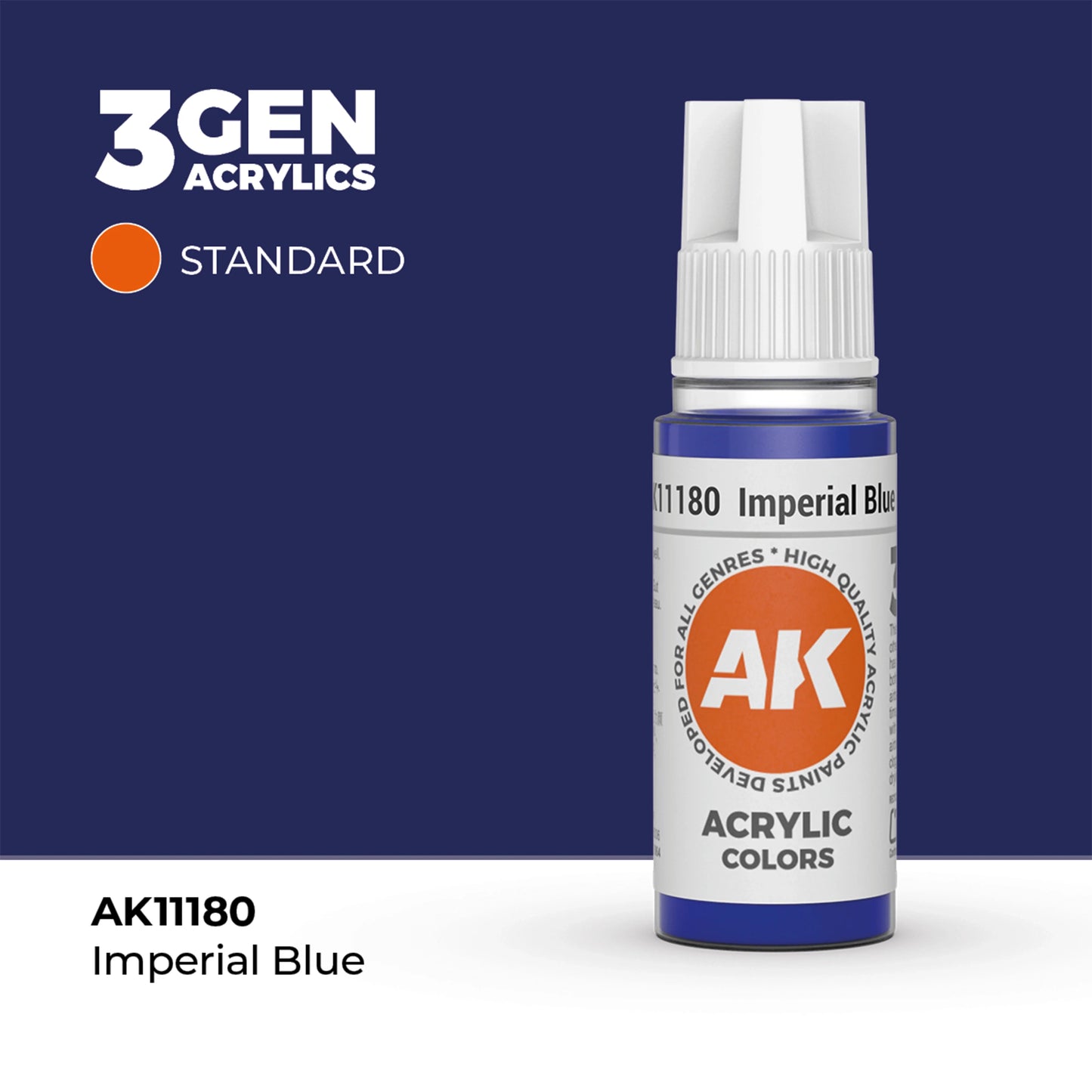 AK Interactive Standard Colors - Imperial Blue (17ml)