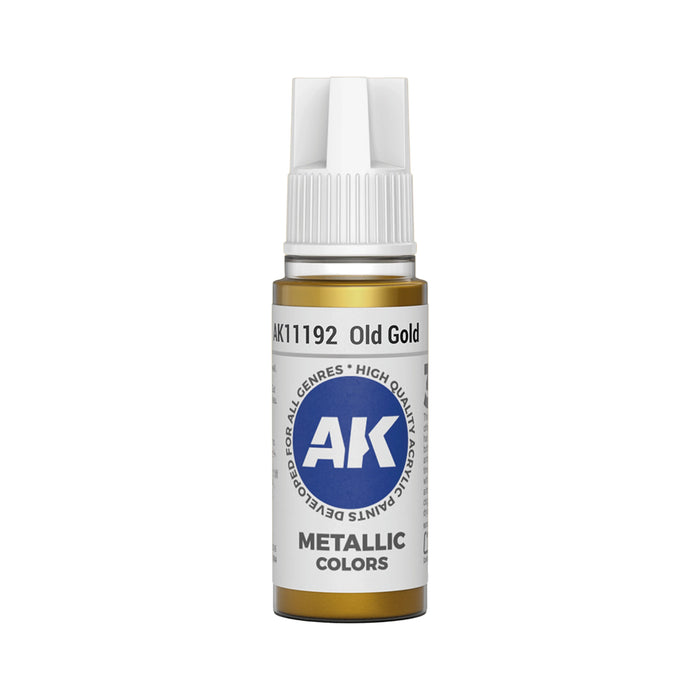AK Interactive Metallic Colors - Old Gold (17ml)