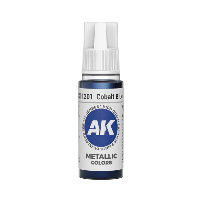 AK Interactive Metallic Colors - Cobalt Blue (17ml)