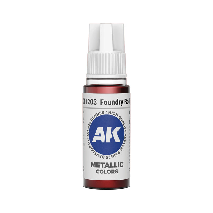 AK Interactive Metallic Colors - Foundry Red (17ml)