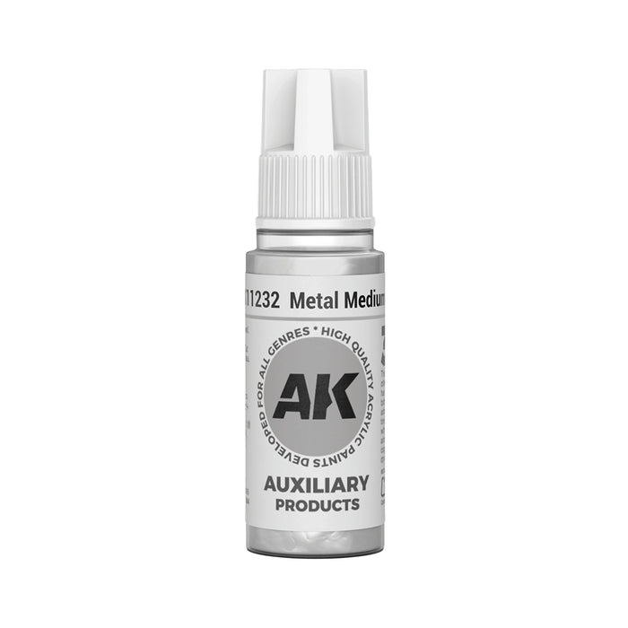 AK Interactive Auxillary - Metal Medium (17ml)