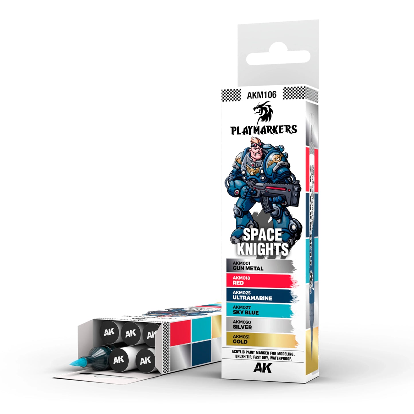 AK Interactive Playmarkers - Space Knights Set (x6)