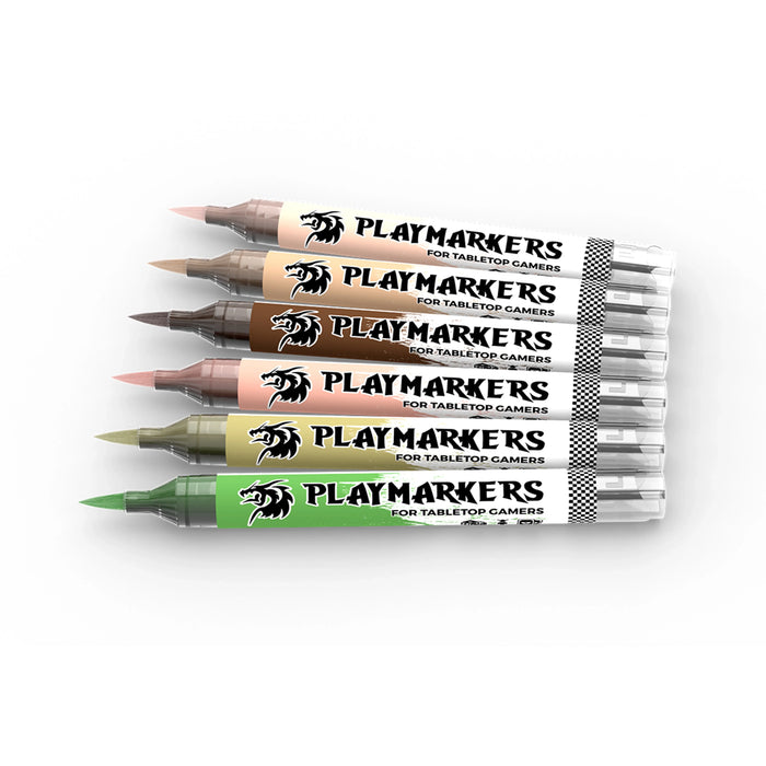 AK Interactive Playmarkers - Skin & Flesh Tones Set (x6)