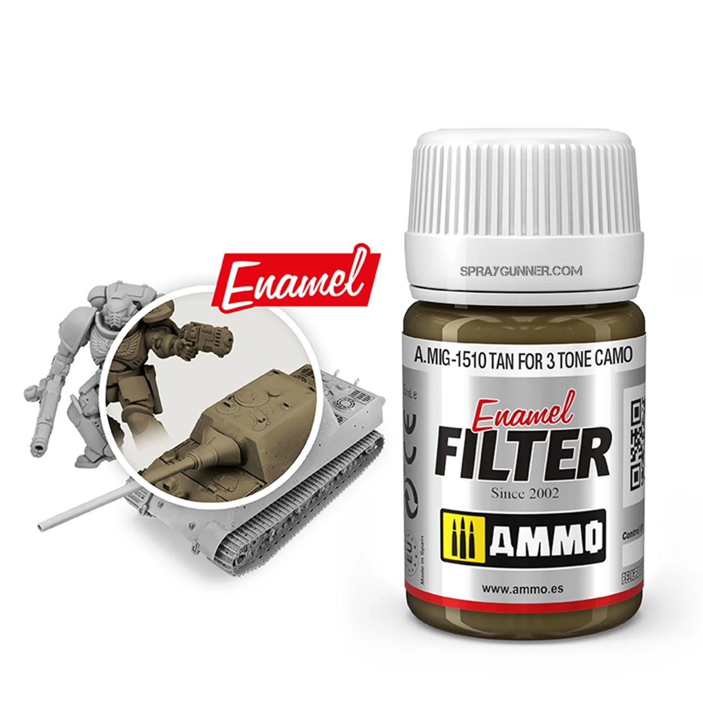 AMMO by MIG Filter Tan for 3 Tone Camo