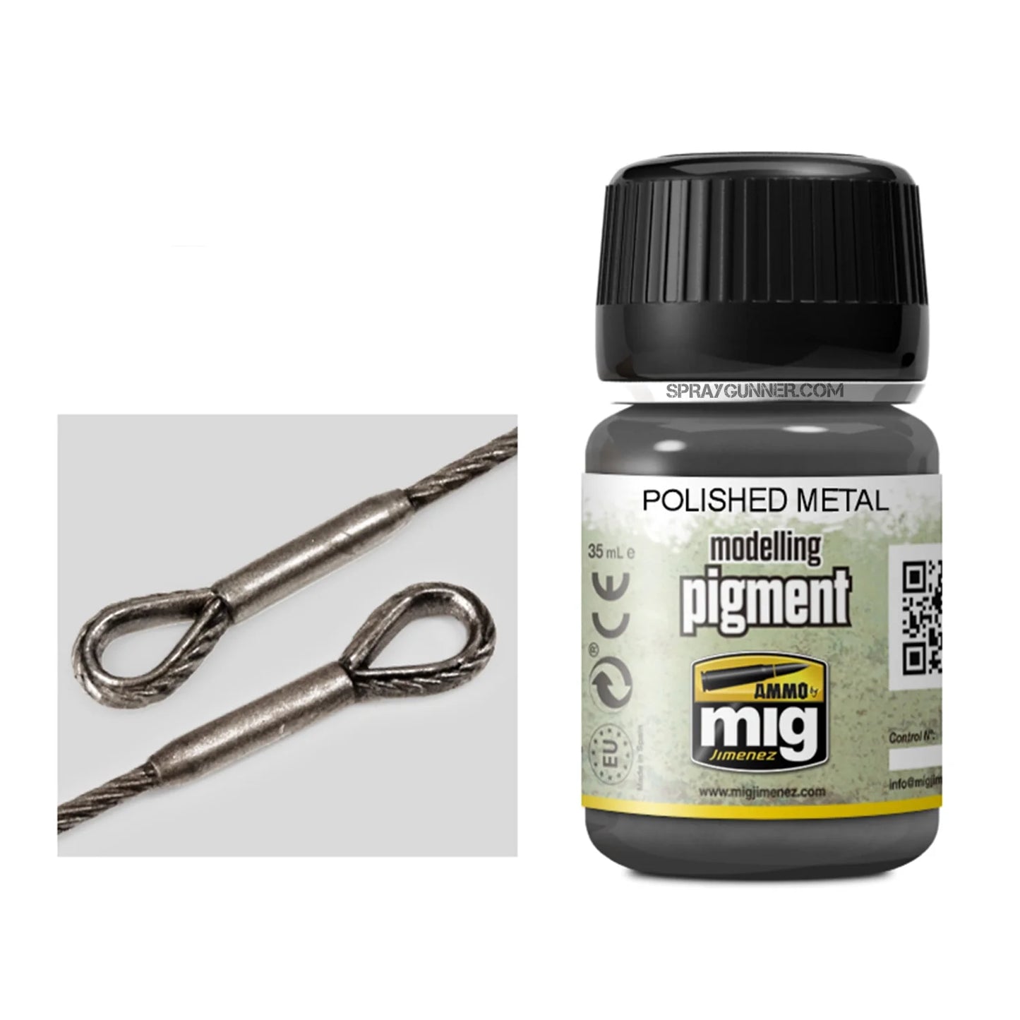 AMMO by MIG Pigments Polished Metal