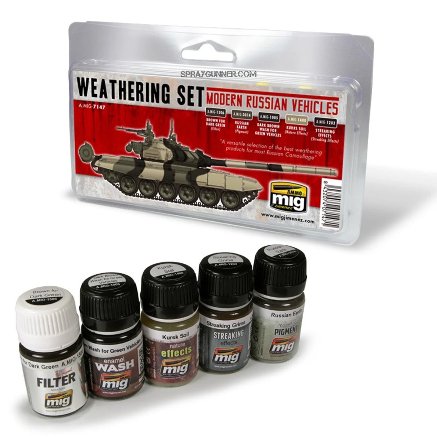 AMMO by MIG Modern Russian Vehicles Weathering Set