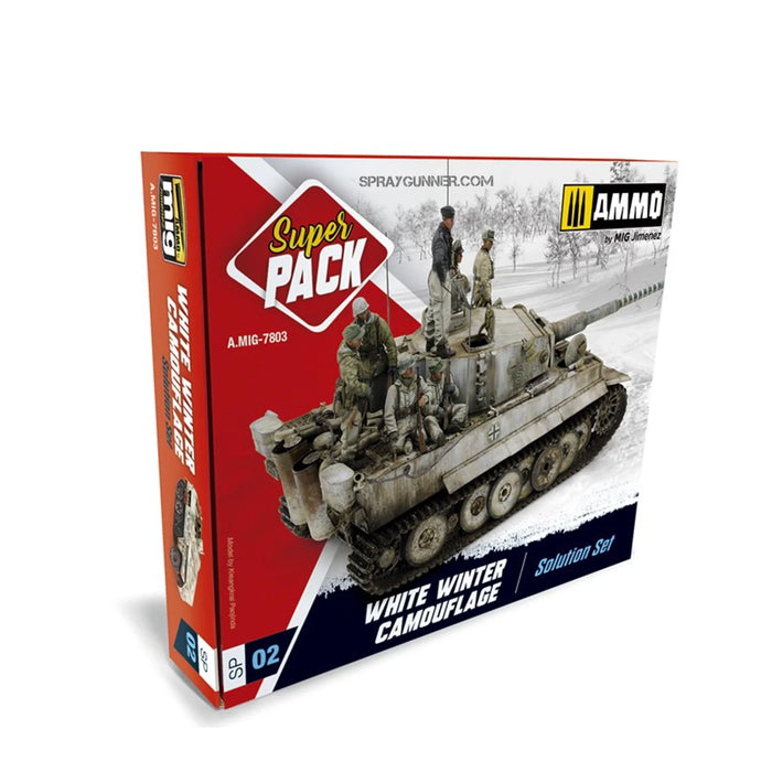 AMMO by MIG Weathering Sets Super Pack White Winter Camouflage
