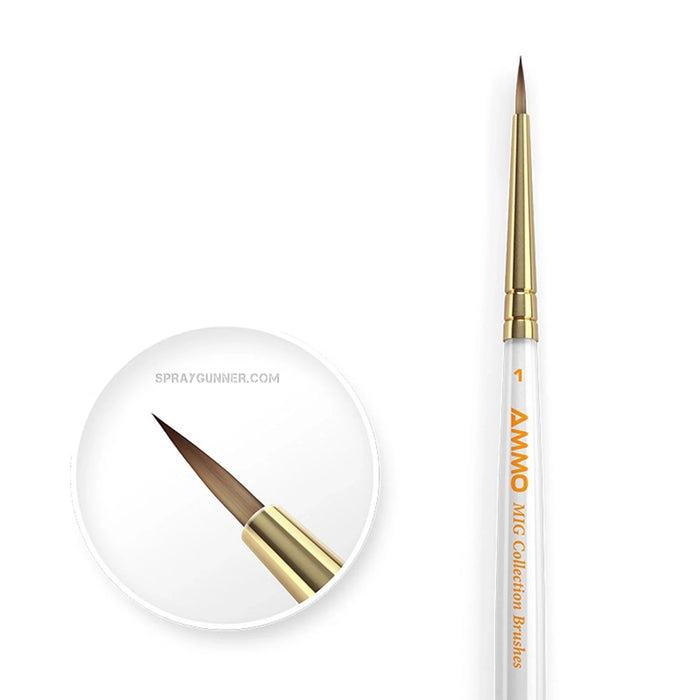 AMMO by MIG Collection Brushes - Conical Ø1 Brush