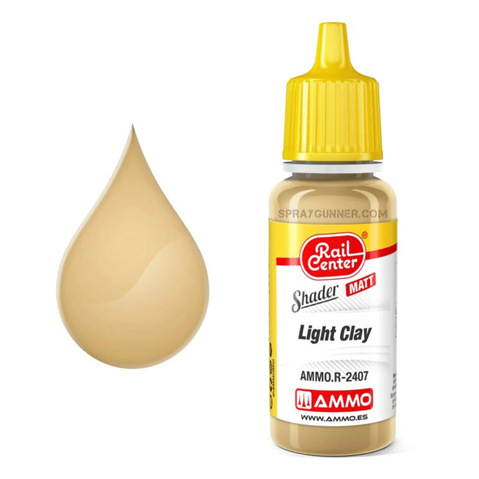 AMMO by MIG Rail Center Matt Shader Light Clay 17ml