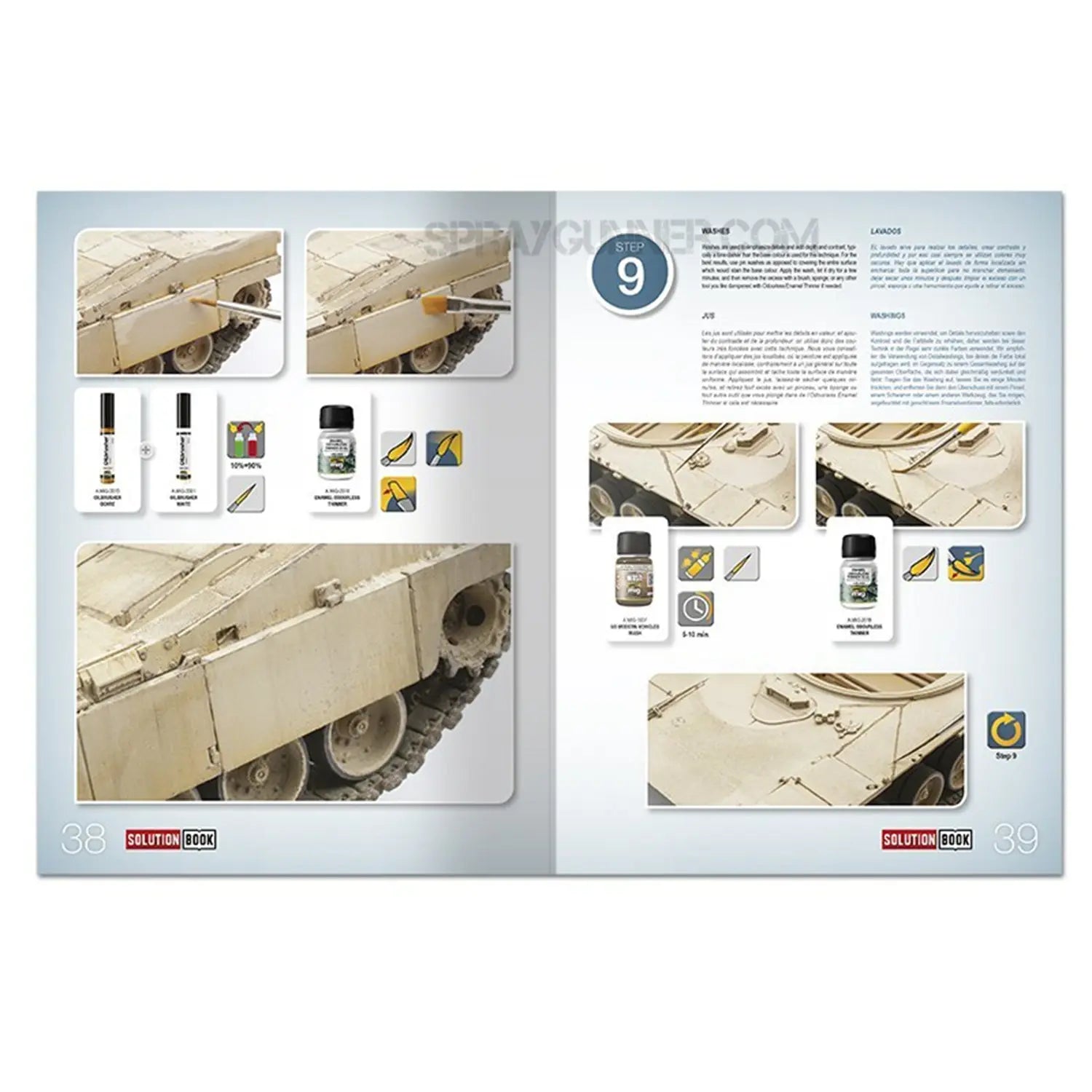 AMMO by MIG SOLUTION BOOK 16 - How to Paint Modern US Military Sand Scheme (Multilingual) AMMO by Mig Jimenez