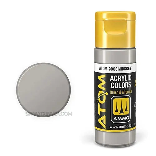 ATOM Acrylic Colors: Midgrey