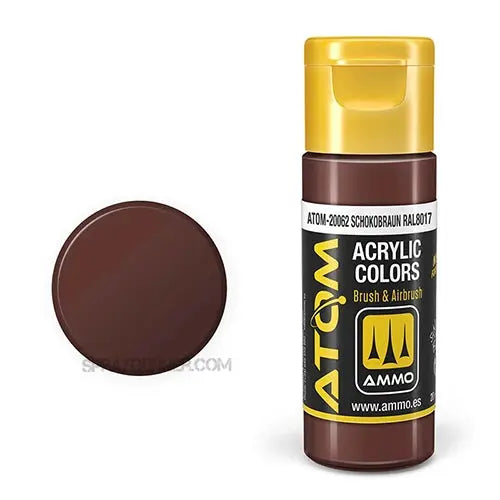 ATOM Acrylic Colors: Schokobraun RAL 8017