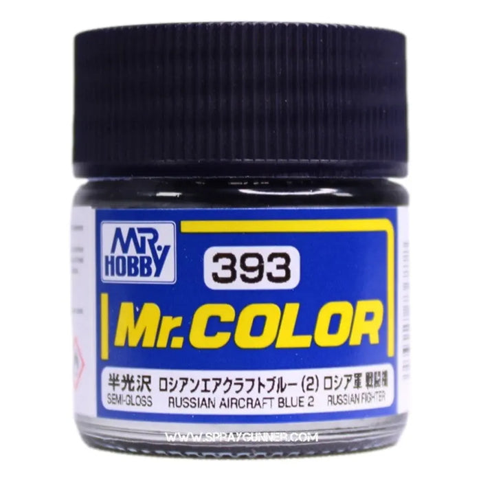 GSI Creos Mr. Color Model Paint: Semi-Gloss Russian Aircraft Blue 2 C393