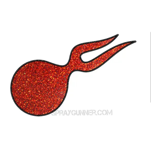 Flake King: Kromatic Volcano Red Metal Flake