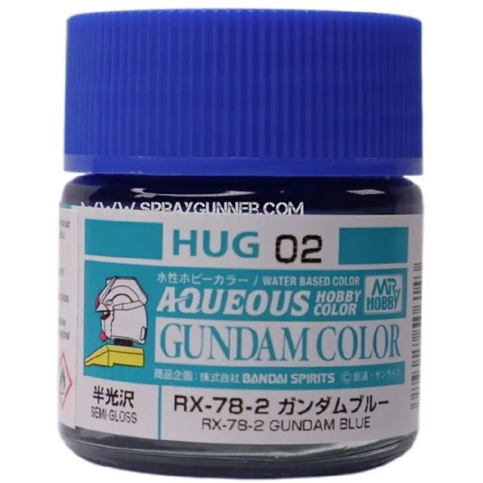 GSI Creos Mr.Hobby Aqueous Gundam Color Paint: RX-78-2 Gundam Blue HUG02