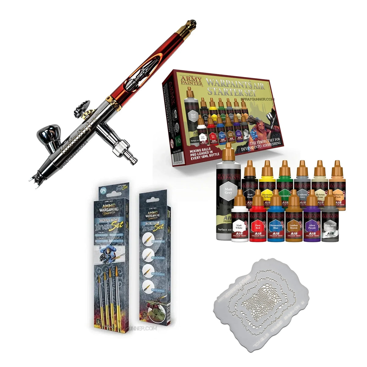 Warpaints Air Starter Set Special Hobbyist Bundle (Includes NEW INFINITY + Ammo Brush Set)