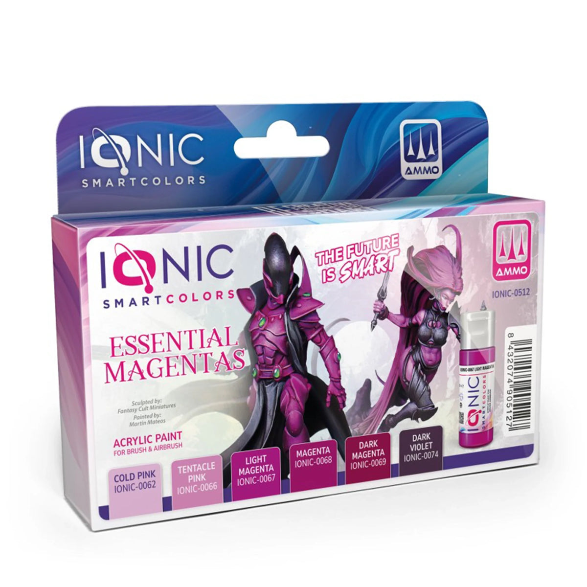 IONIC Essential Magentas Set - paints for figures