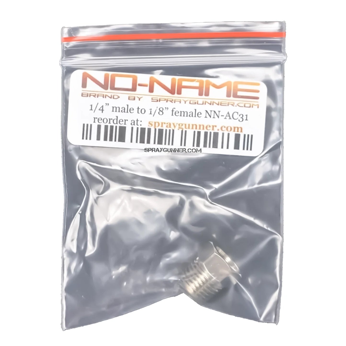 1/4" Male to 1/8" Female Adapter by NO-NAME Brand