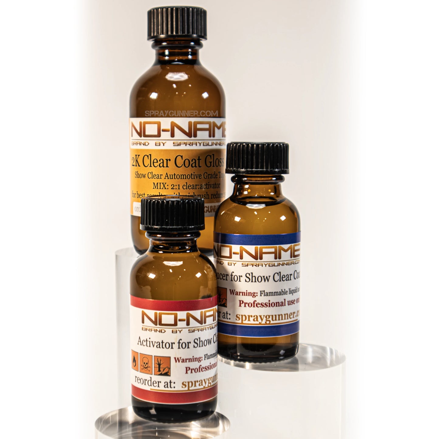 2K Gloss Clear Coat 2oz set by NO-NAME brand